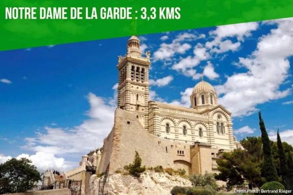 Label Etape - 2Min Gare - Wifi - Terrasse Apartment Marseille 0*,